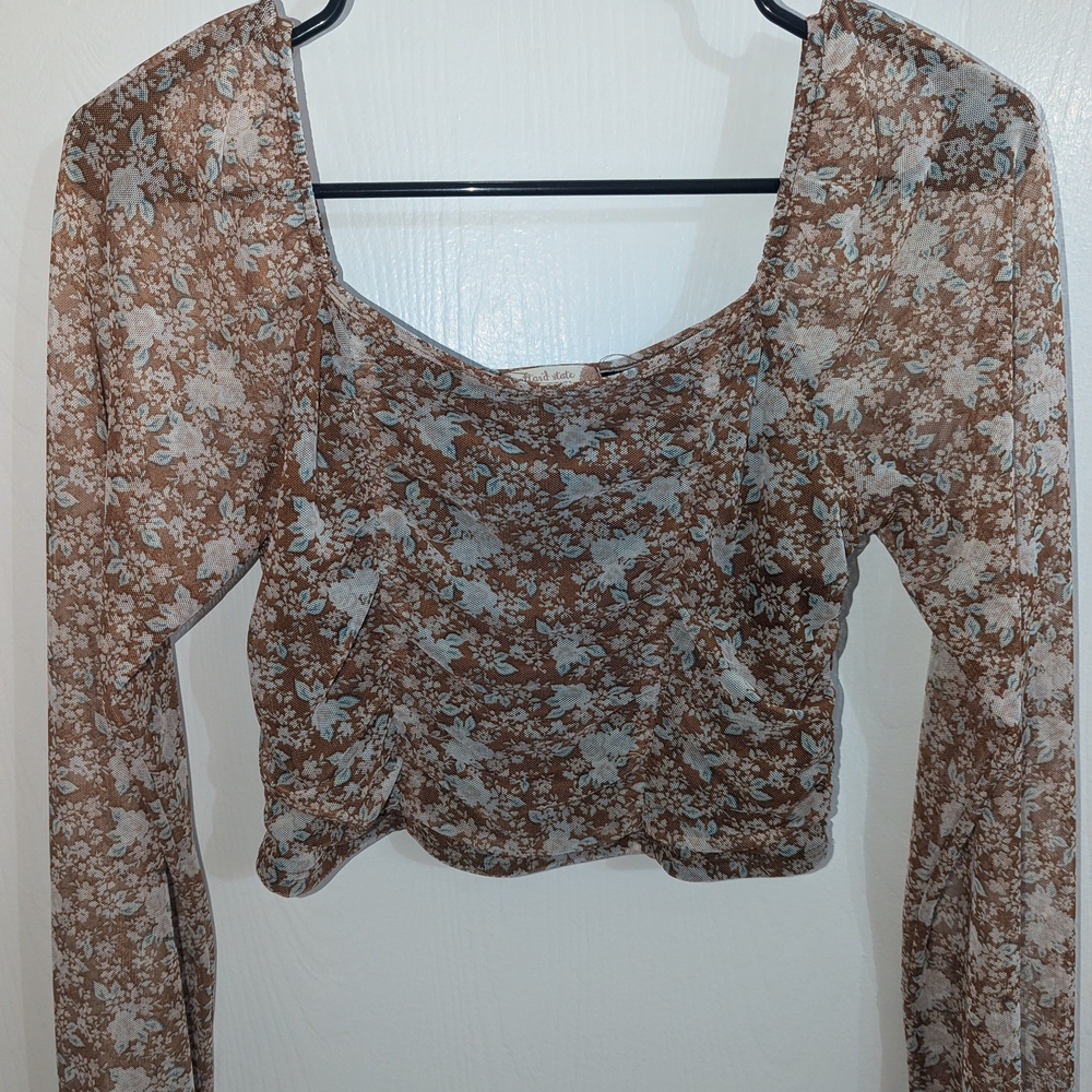 Floral Long Sleeve Top
